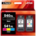 LIFOR PG-540XL CL-541XL Ink Cartridges for Canon Pixma TS5150 MG3650 - 2 Pack