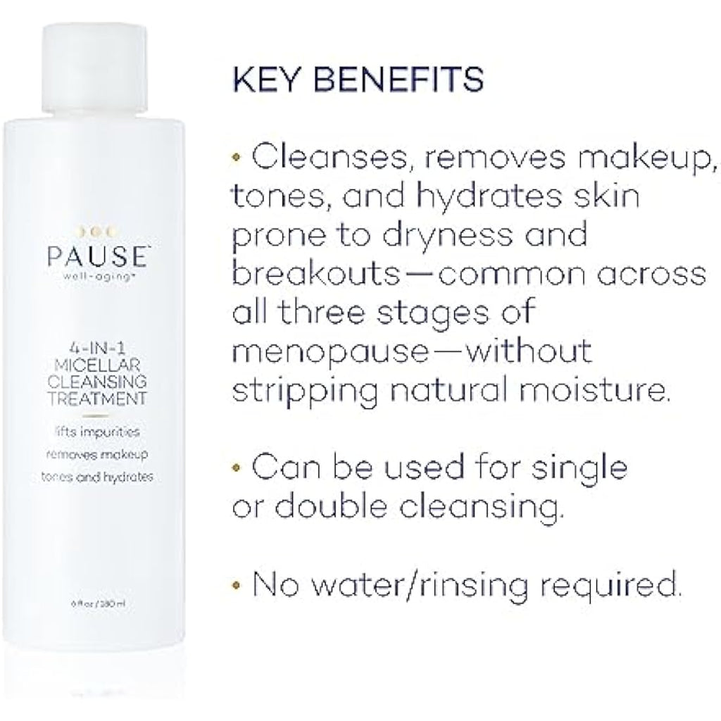 Pause Well-Aging 4-in-1 Micellar Cleansing Treatment - 6 oz