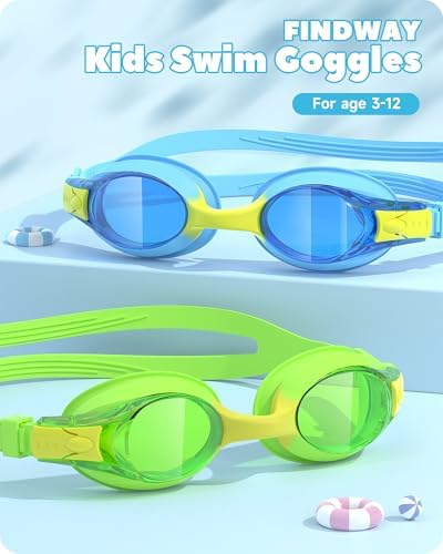 Kids Swimming Goggles | Anti-Fog Leakproof Silicone for Ages 3-14