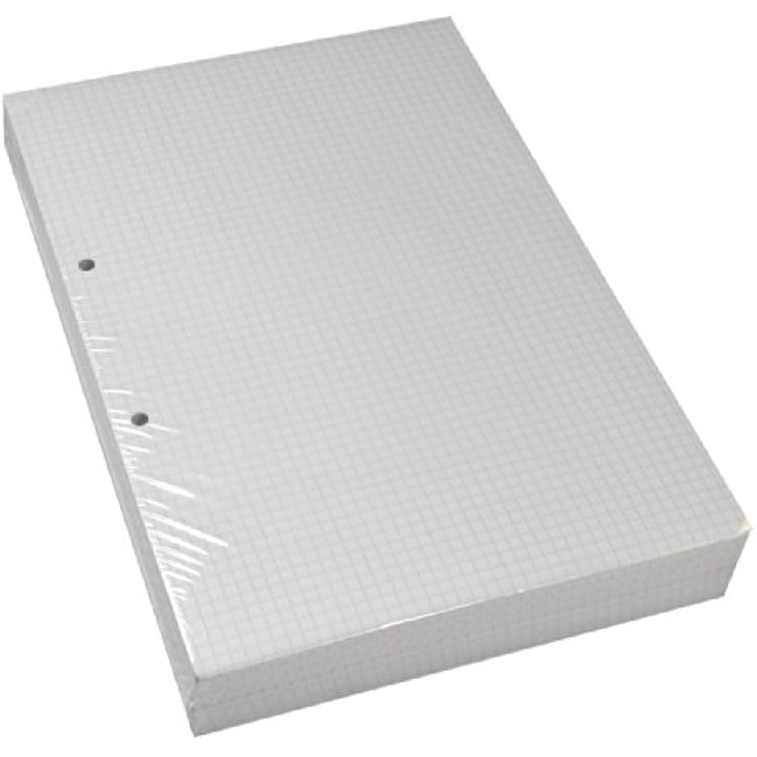 RHINO A4 Loose Leaf Squared Paper | 5mm Grid, 500 Sheets, Hole Punched