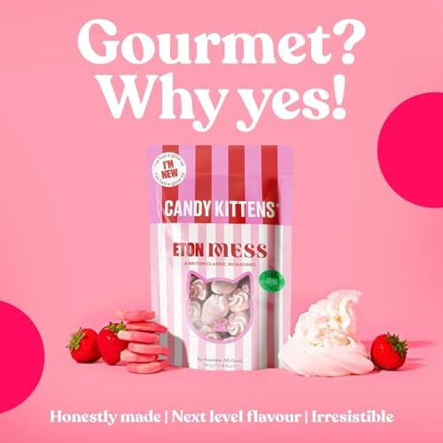 Candy Kittens Vegan Sweets Bundle | 5 Gourmet Fruit Gummy Bags (5 x 140g)