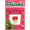 Ricola Cranberry Sugar Free Swiss Herbal Sweets - 45g Box (Pack of 20)