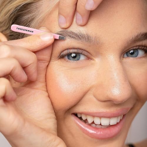 Tweezerman Micro Mini Tweezer Set – Stainless Steel Eyebrow Tools