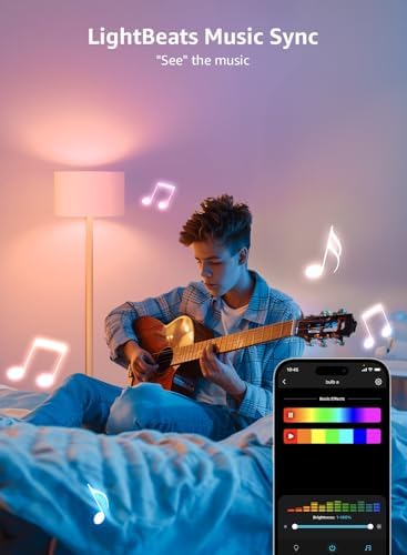Lepro E14 AI Smart Bulb – RGBCCT Music Sync WiFi Candle Light, 4 Pack