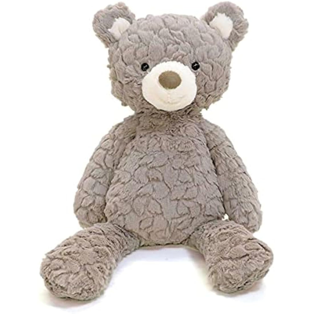 Mary Meyer Putty Bear – Grey Recycled Plush Teddy Bear Toy, 17-Inch