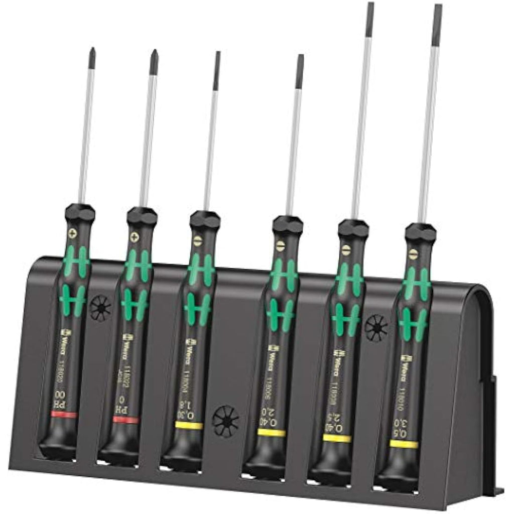Wera Kraftform Micro Precision Screwdriver Set for Electronics | 6 Piece