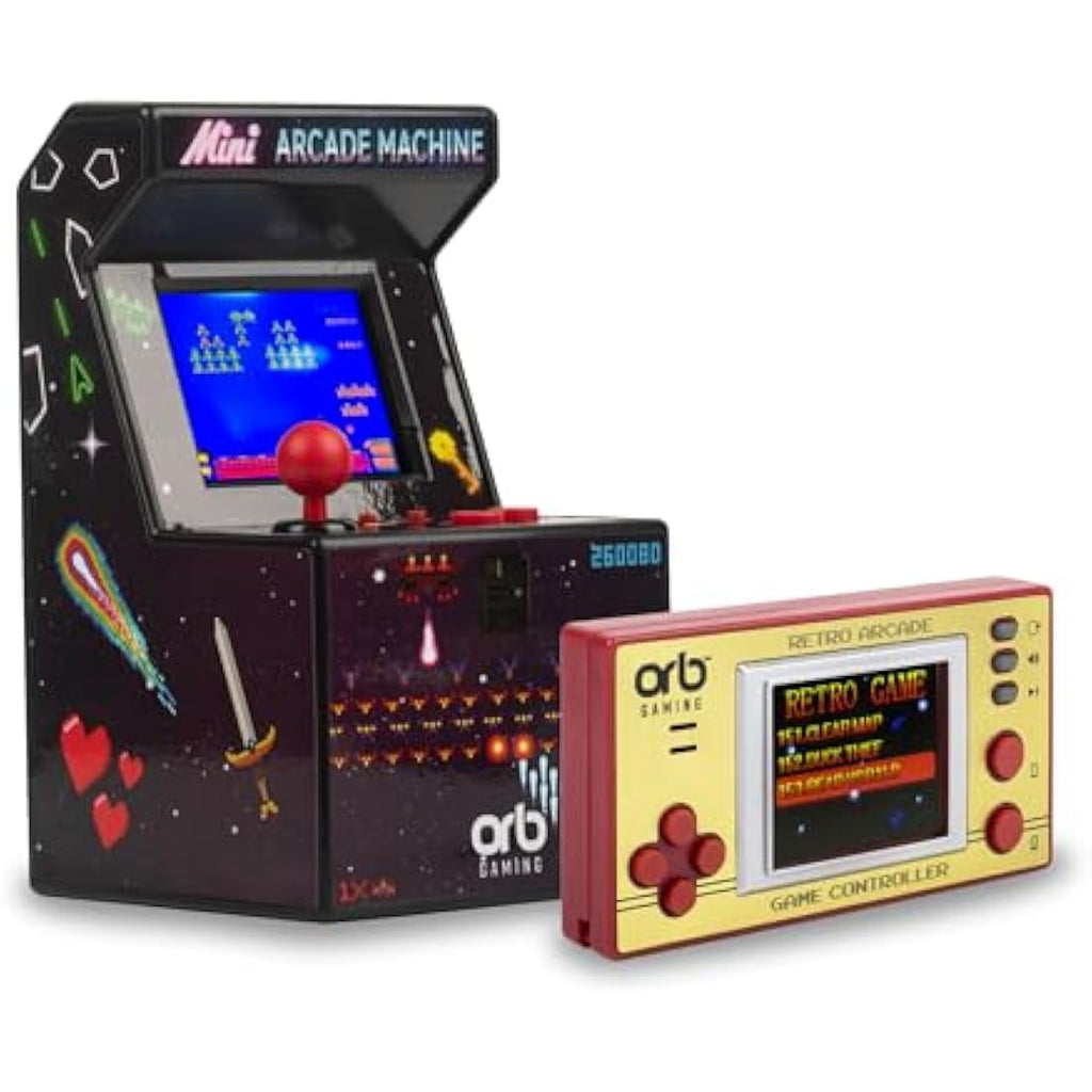 Orb Retro Handheld Games Console & Arcade Bundle | 390 8-Bit Games