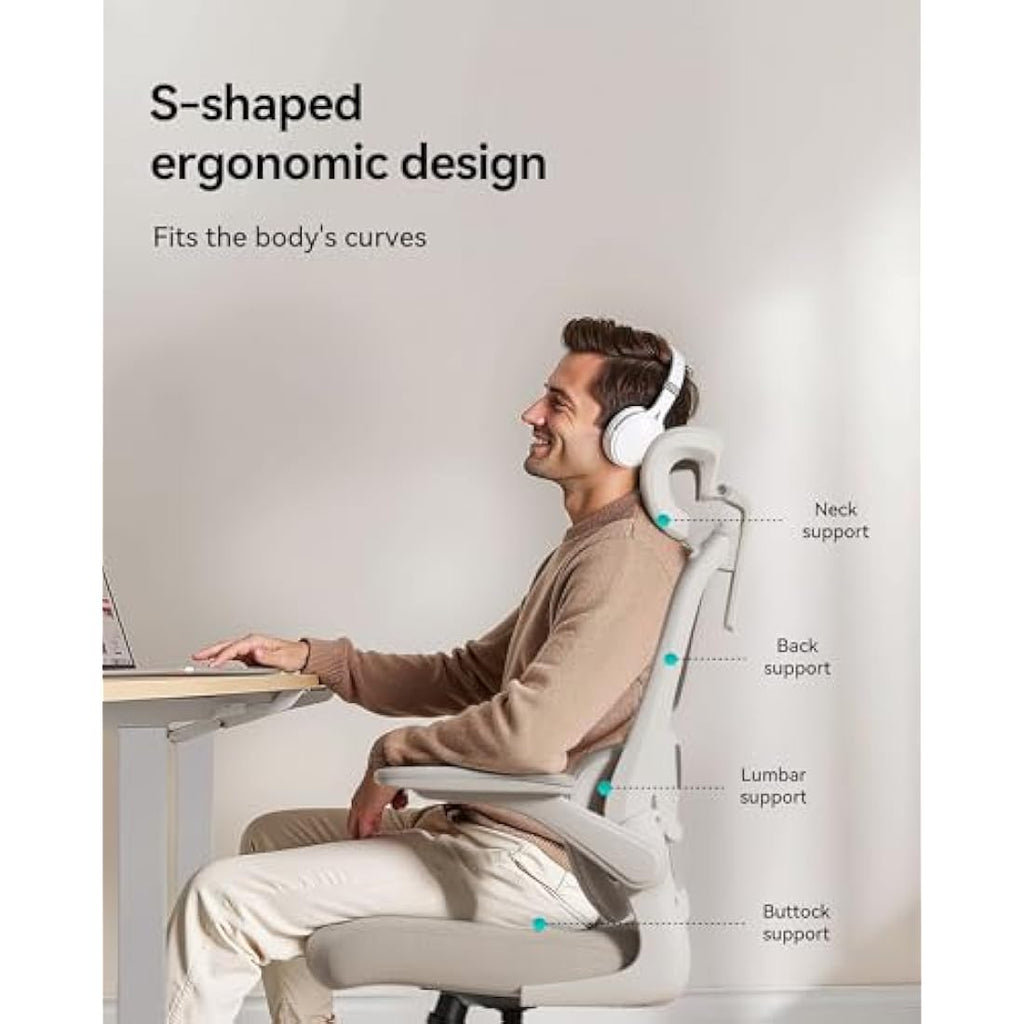 Hbada P1 Ergonomic Office Chair – Mesh Desk Chair with Lumbar Support