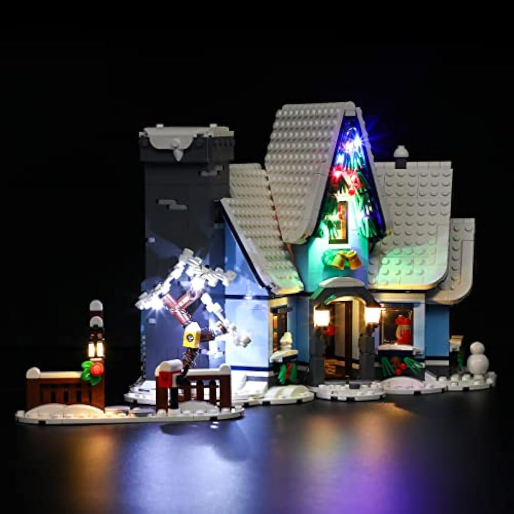 BRIKSMAX LED Lighting Kit for LEGO 10293 Santa's Visit Building Model
