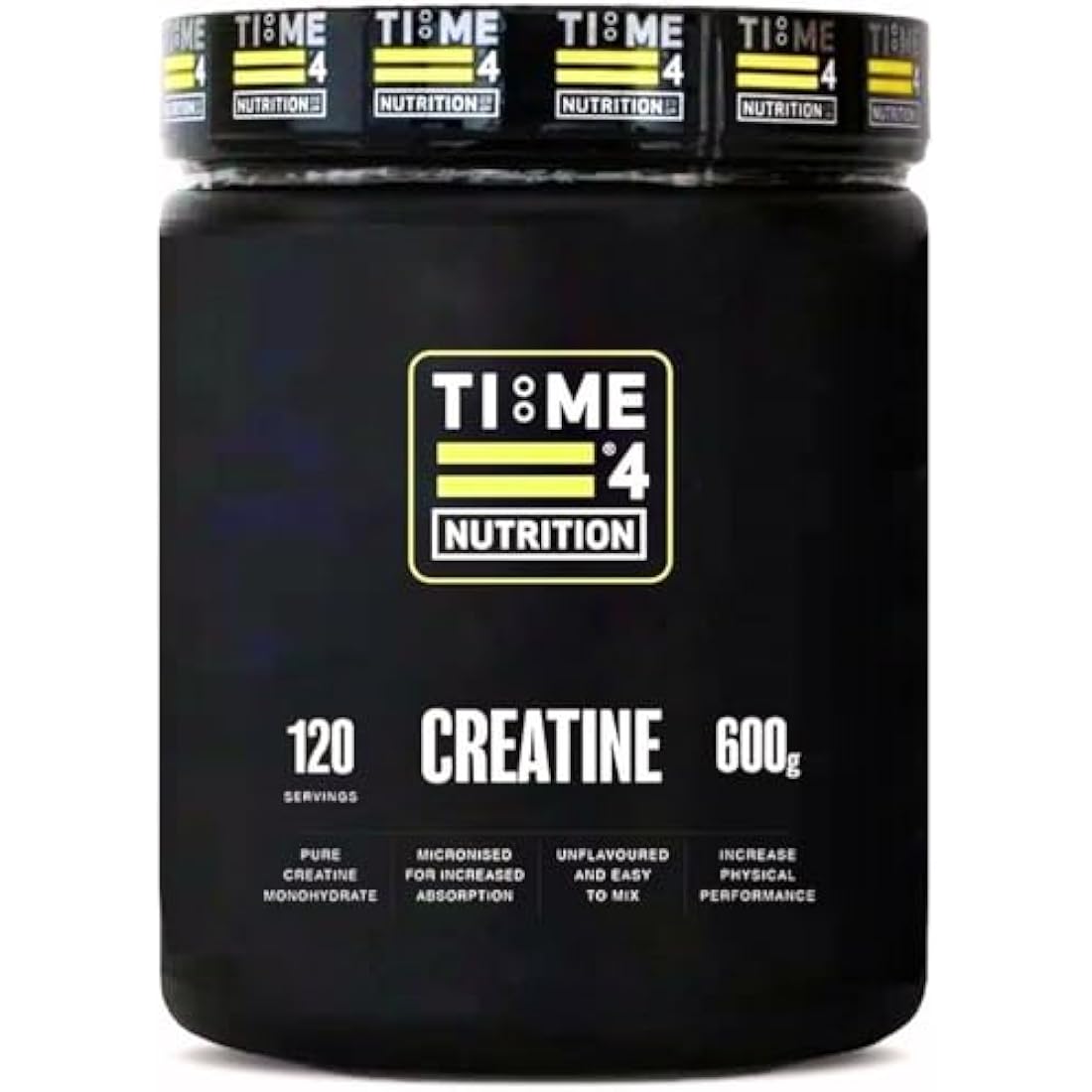 Time 4 Micronised Creatine Monohydrate Powder - 600g Unflavoured