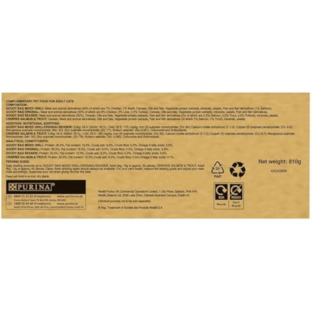 Felix Mixed Variety Adult Cat Treats - 810g Snack Box Pack