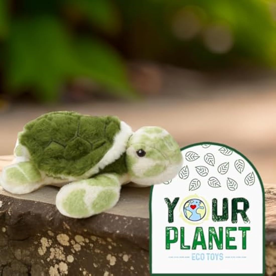 Deluxe Paws Your Planet Turtle Eco Plush Toy – 15cm Recycled Soft Toy