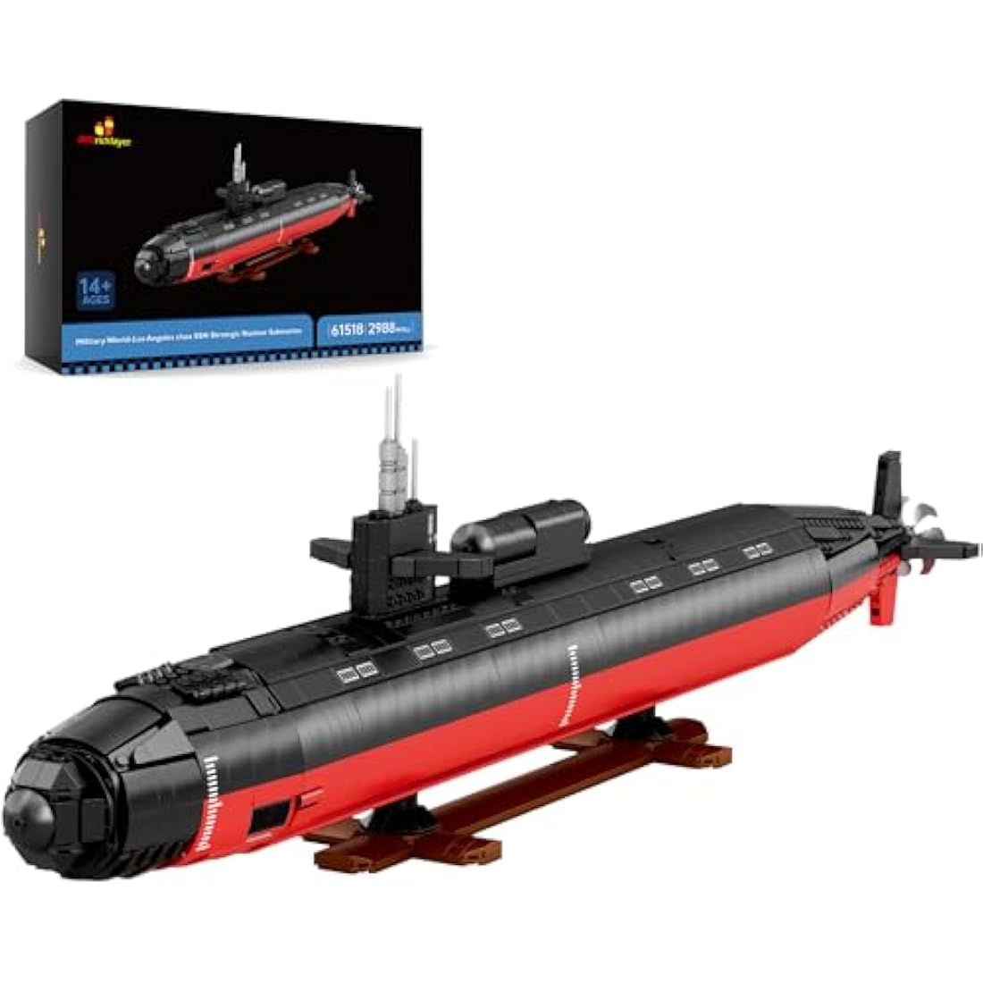 JMBricklayer Los Angeles-class Nuclear Submarine Model Set - 2750PCS