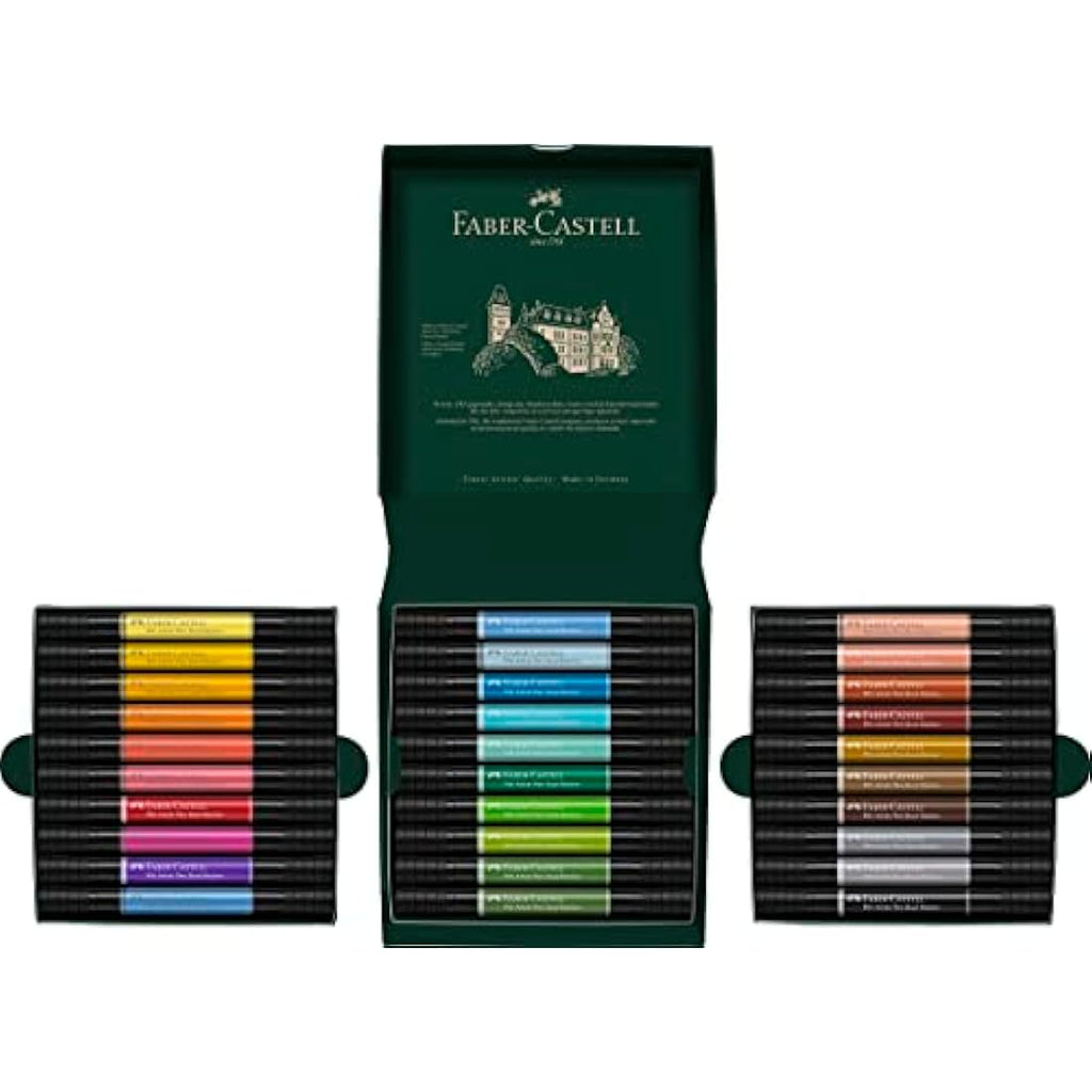 Faber-Castell Pitt Artist Pen Dual Marker - India Ink Wallet of 30