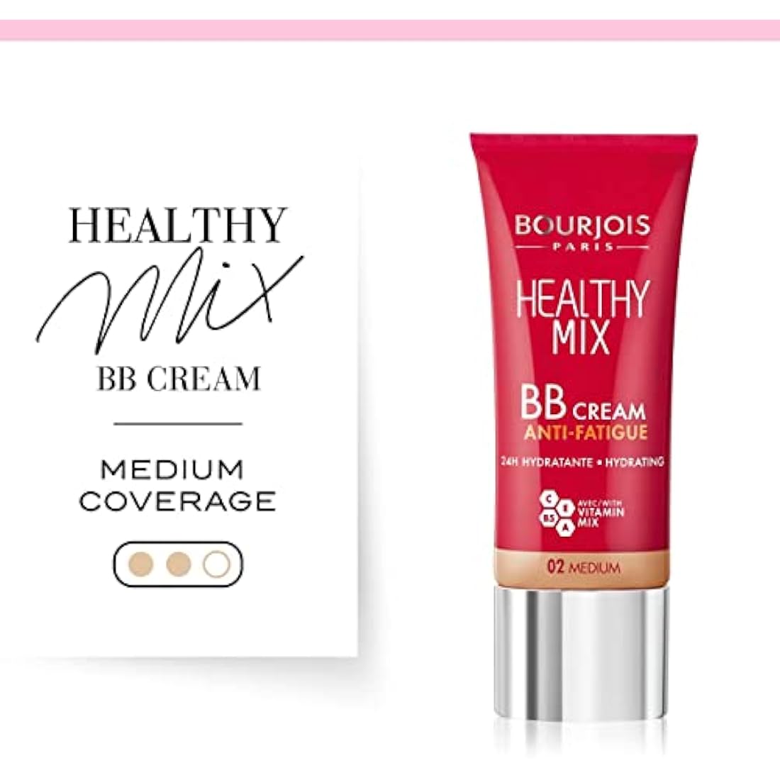 Bourjois Healthy Mix Anti-Fatigue BB Cream - 02 Medium - 30ml