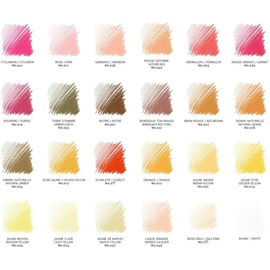 Conte a Paris Carre Crayons – Professional Artist Set (Pack of 48)