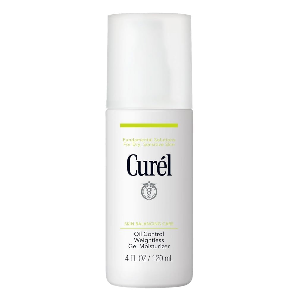 Curél Oil Control Weightless Gel Moisturiser | Ceramide Care for Face 120ml