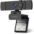 WINSAFE 4K UHD Webcam | AI Auto Focus & Dual Noise-Canceling Mics