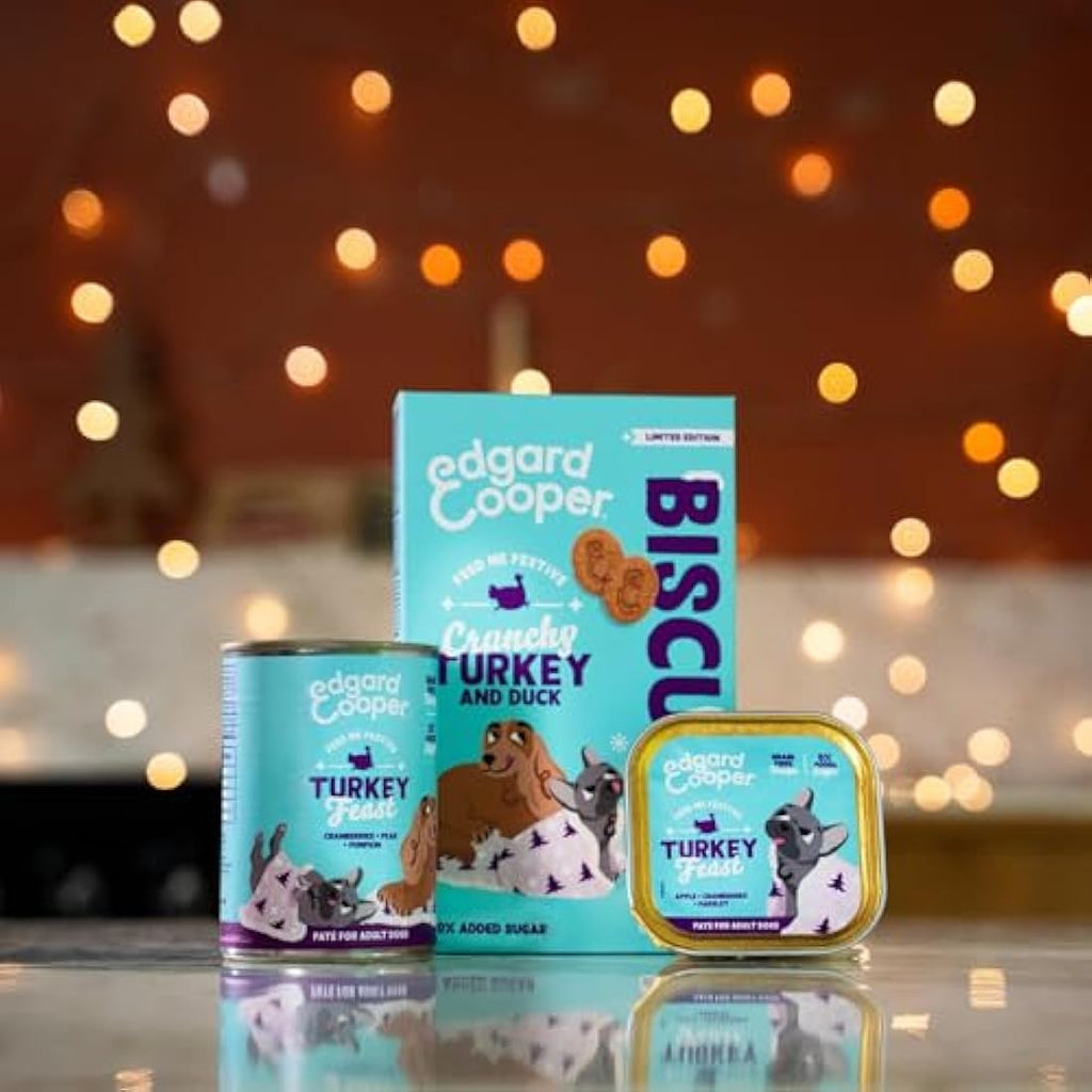 Edgard & Cooper Grain Free Dog Treats | Fresh Duck & Turkey | 7 x 400g