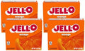 Jell-O Orange Gelatin Dessert - 3 Ounce Boxes (Pack of 4) -
