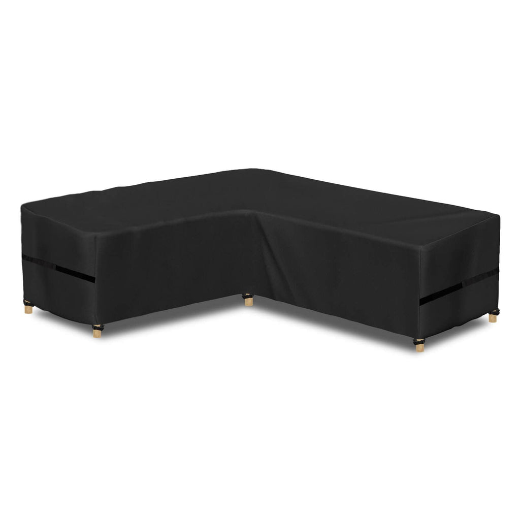 AWNIC L-Shaped Garden Sofa Cover | Waterproof 420D Oxford – 215x215x71cm