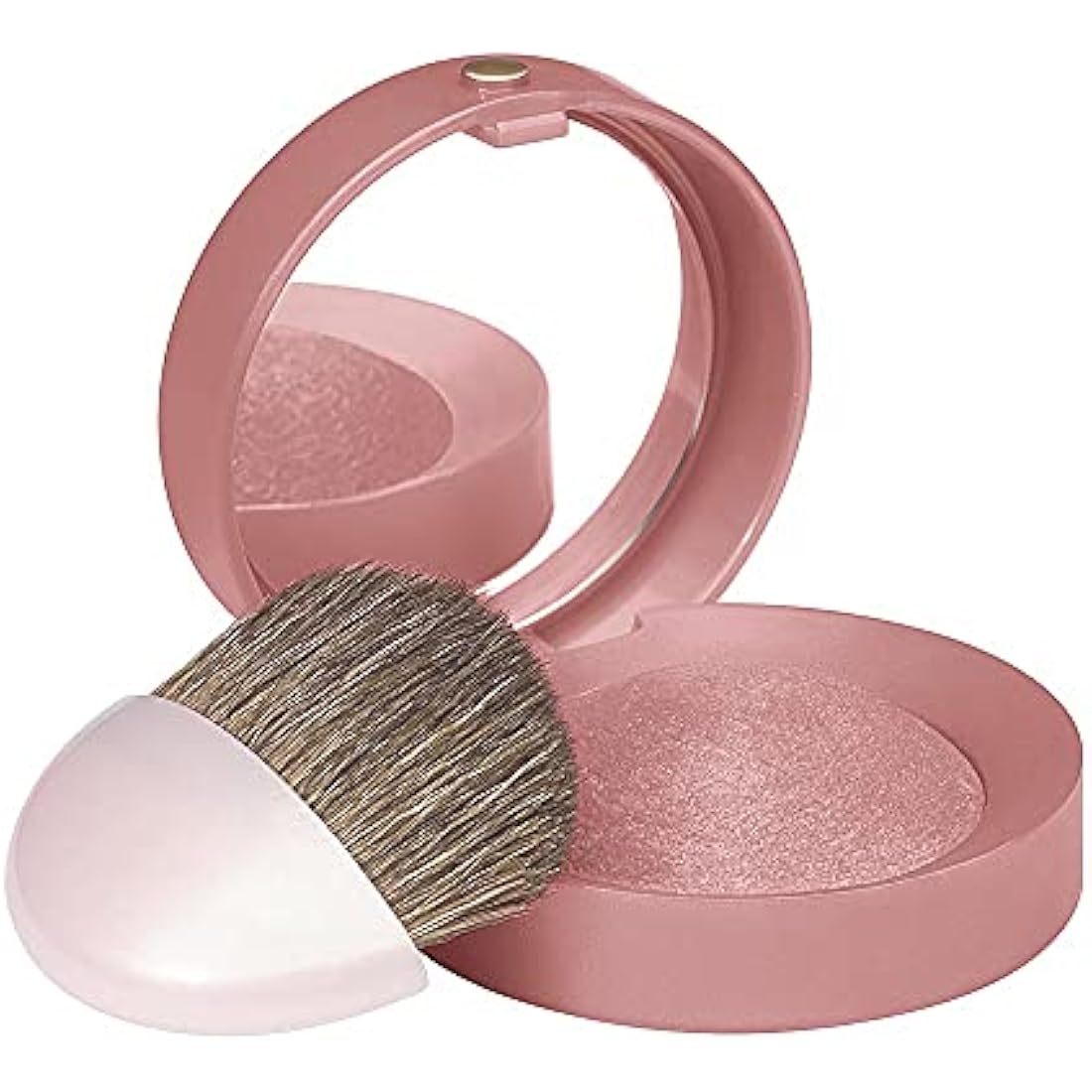 Bourjois Little Round Pot Baked Powder Blush - 74 Rose Ambre, 2.5g
