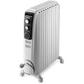 De'Longhi Dragon 4 Oil Filled Radiator – 2.5kW Portable Heater, White