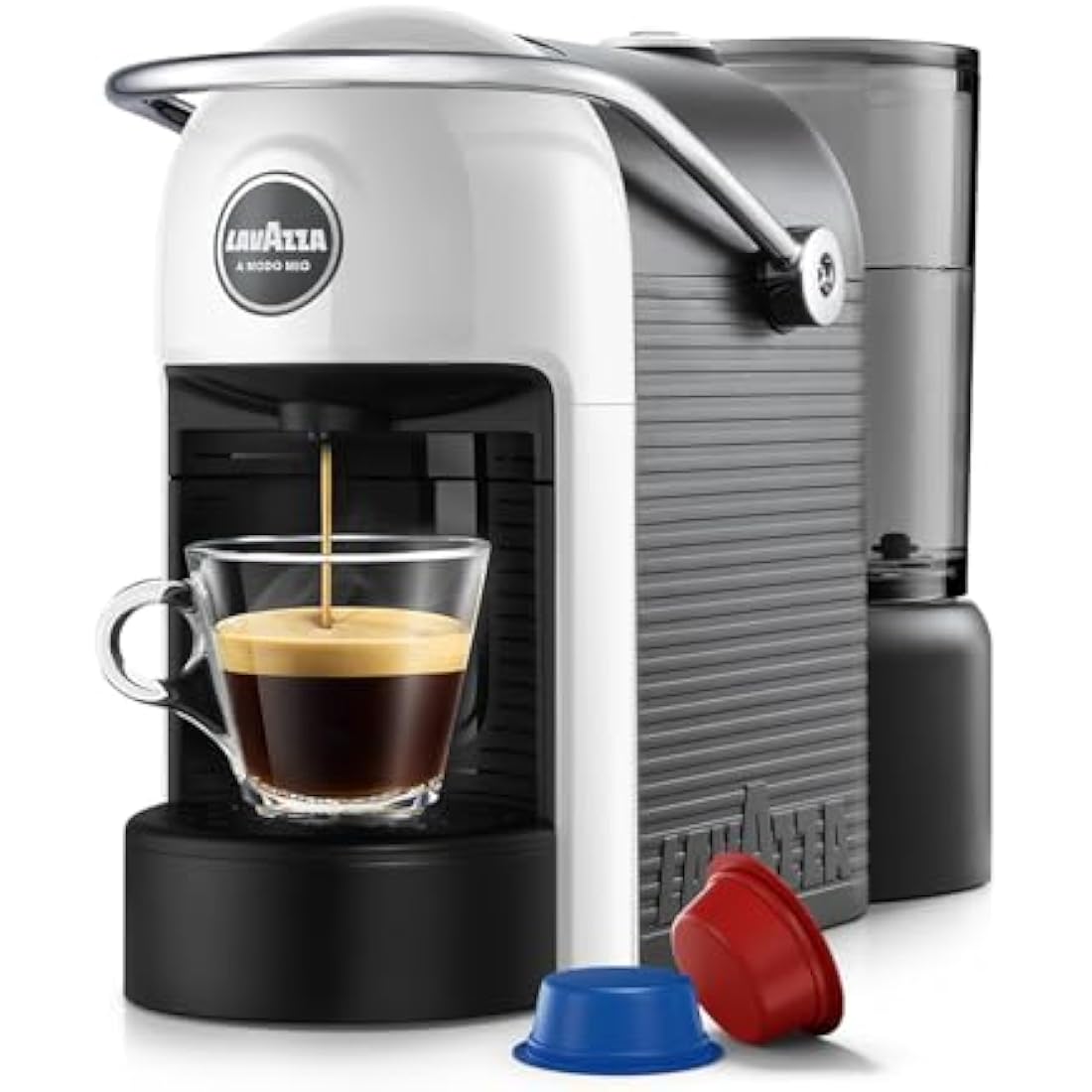Lavazza Jolie EVO Coffee Capsule Machine | Sustainable Espresso Maker, White