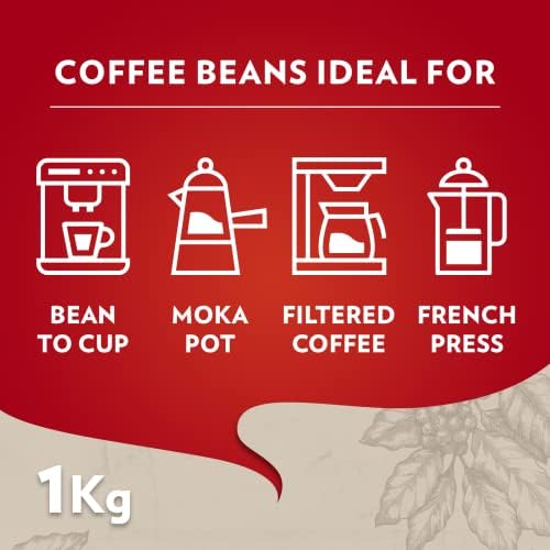 Lavazza Qualità Rossa Coffee Beans | Medium Roast Arabica & Robusta | 1kg