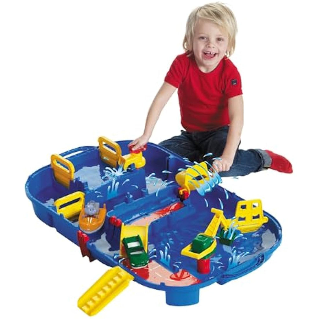 AquaPlay Lock Box Water Table | Portable Educational Playset for Kids