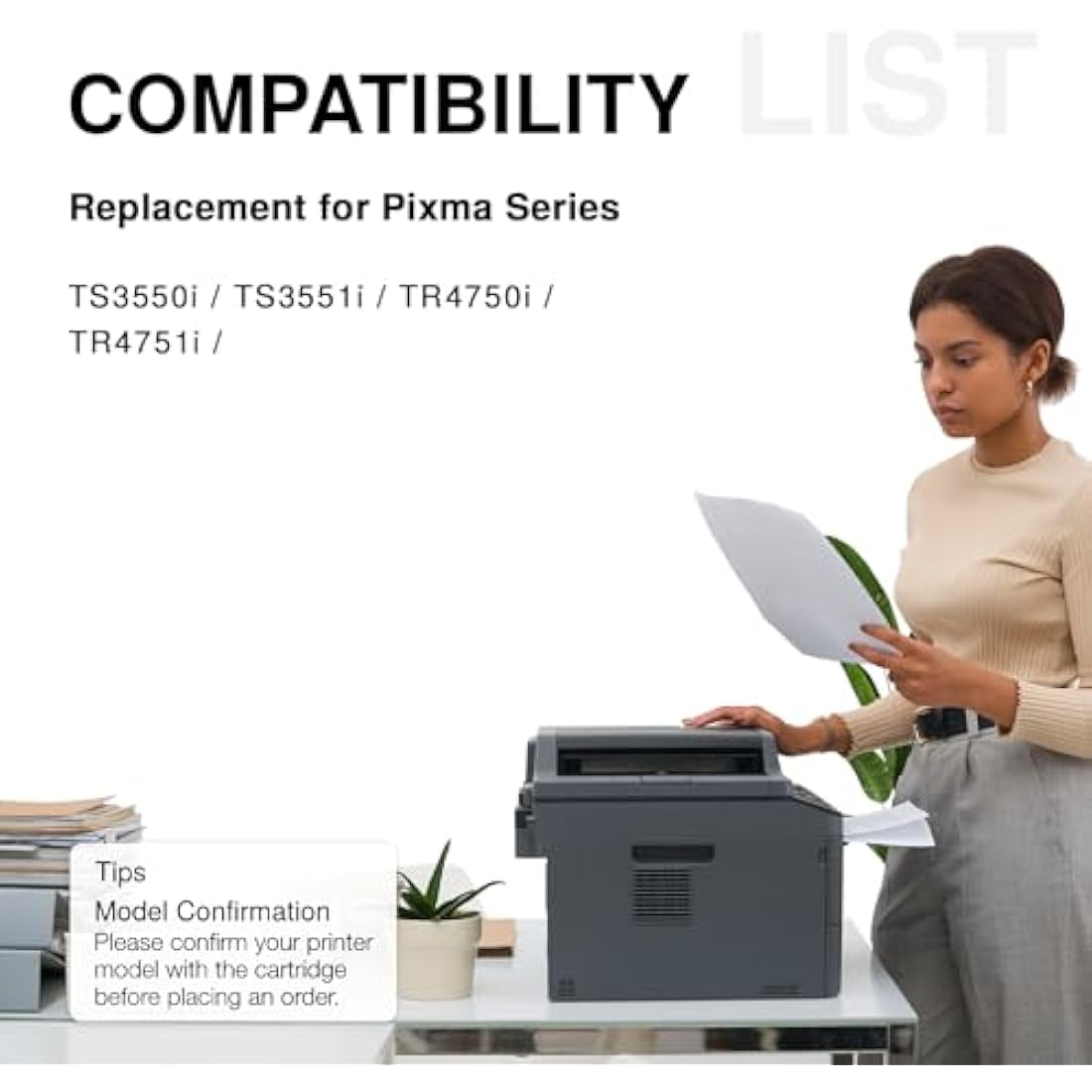 Economink PG-575XL CL-576XL Ink Cartridges for Canon Pixma TS3550i | 2-Pack