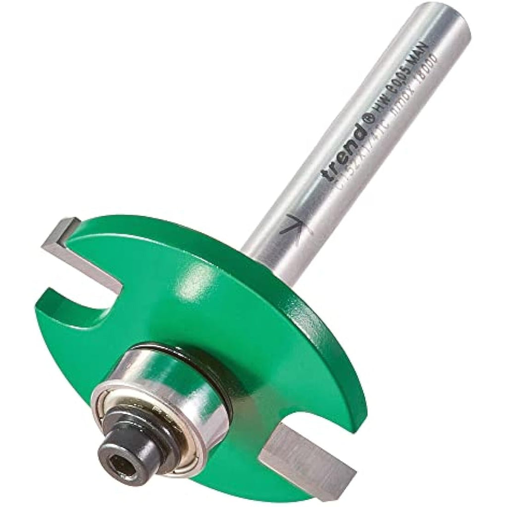 Trend CraftPro Biscuit Jointer Router Bit - 1/4 Inch Shank Carbide Cutter