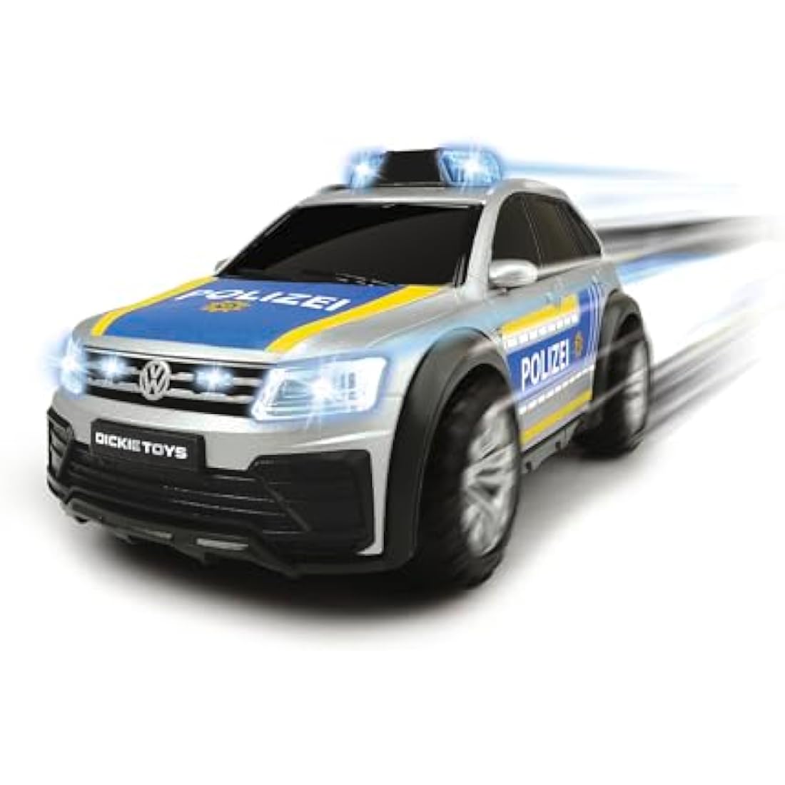 Dickie Toys VW Tiguan R-Line Police SUV Toy Car with Light & Sound