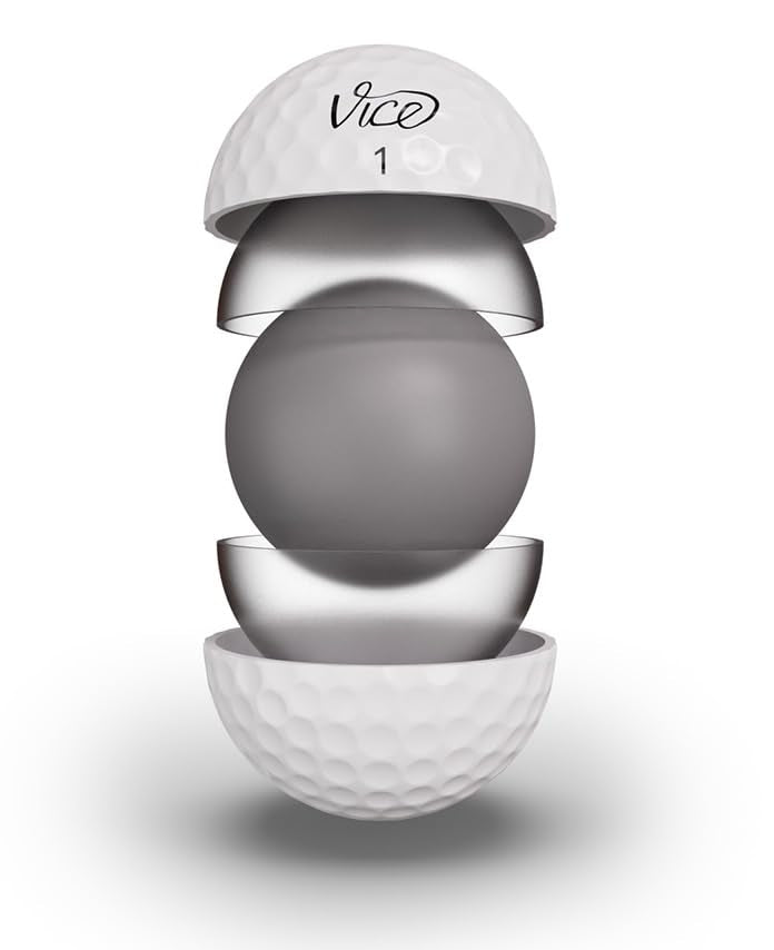 Vice Golf Pro Soft White Urethane Golf Balls – 3-Piece High Spin Control