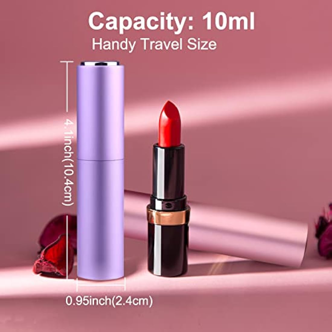 Zingso 10ml Perfume Atomiser Bottles | 2 Pcs Leakproof Refillable Spray