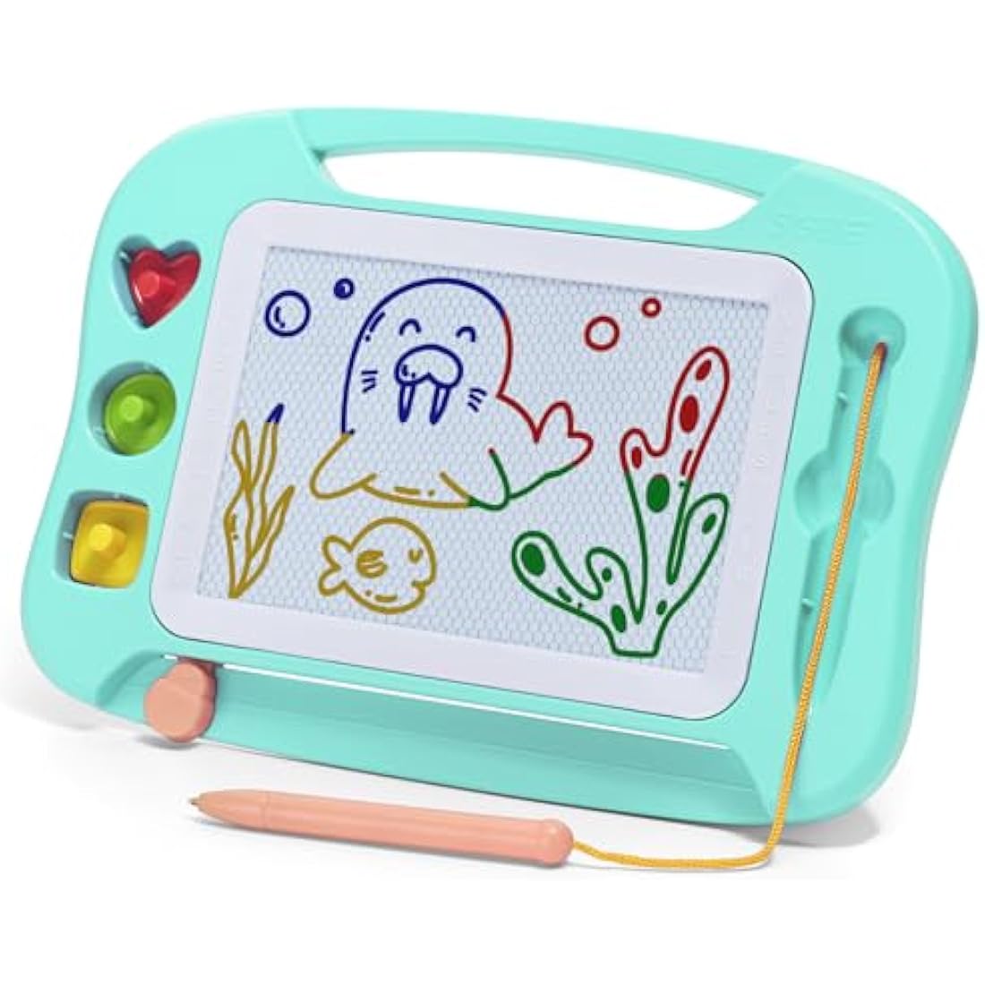 SGILE Magnetic Drawing Board – Colorful Erasable Doodle Pad for Toddlers