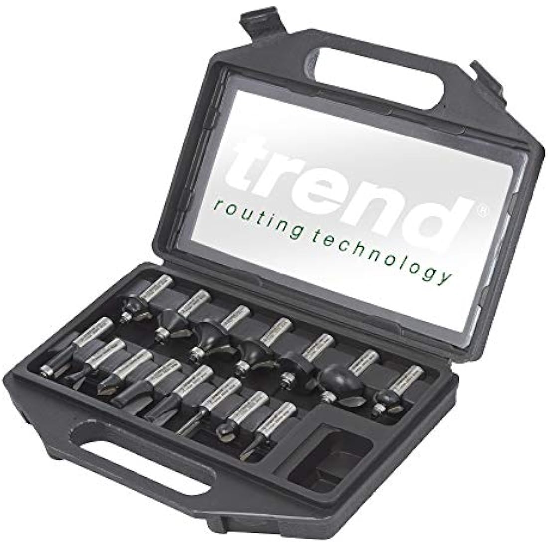 Trend 15-Piece Router Cutter Set | 1/2 Inch Shank Tungsten Carbide Tipped
