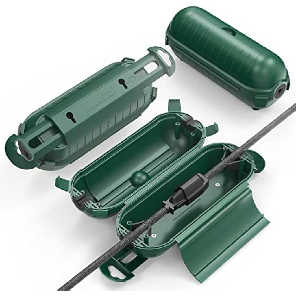 Waterproof Outdoor Extension Cord Safety Box – Set of 2