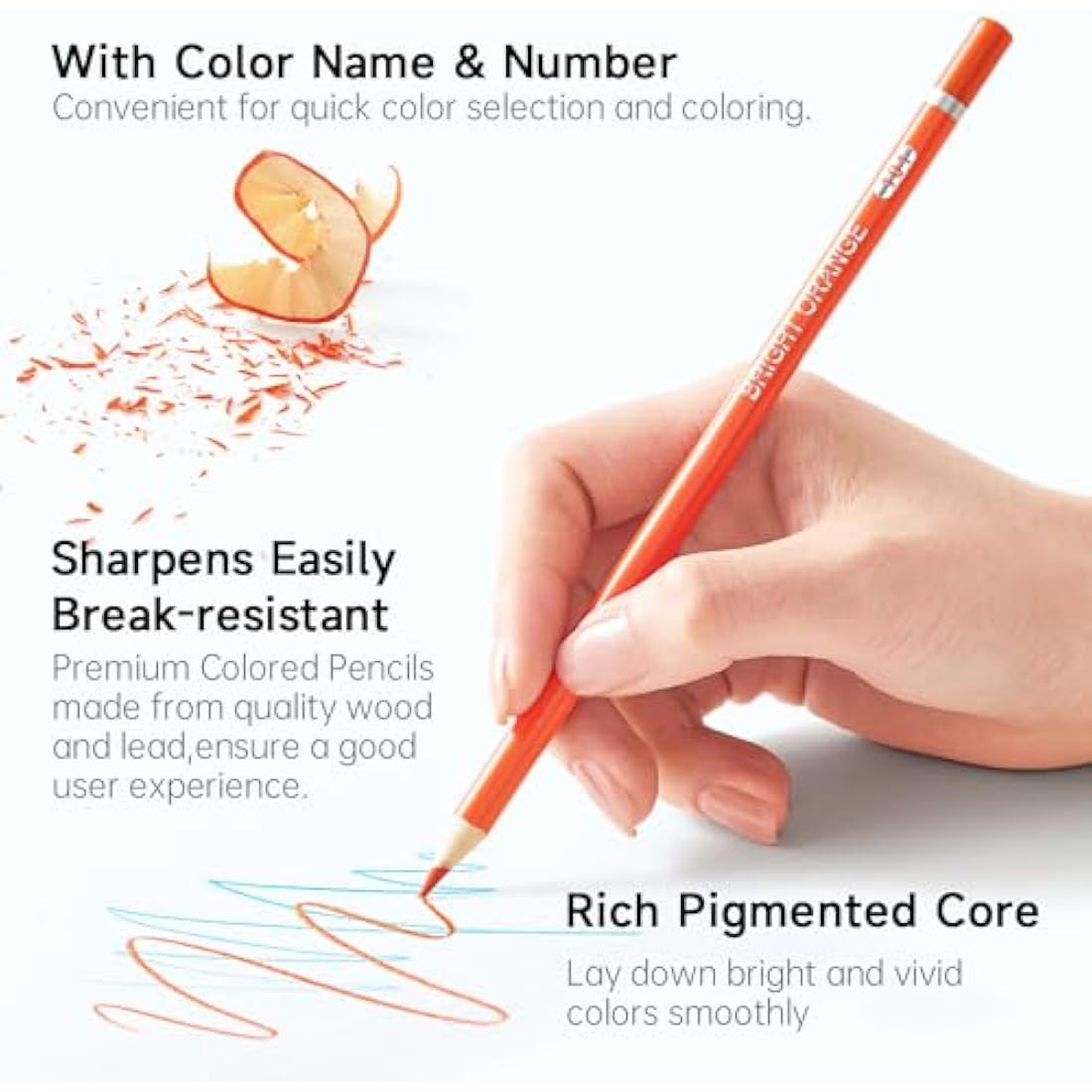 Shuttle Art 180 Coloured Pencils Set – Soft Core Drawing Pencils