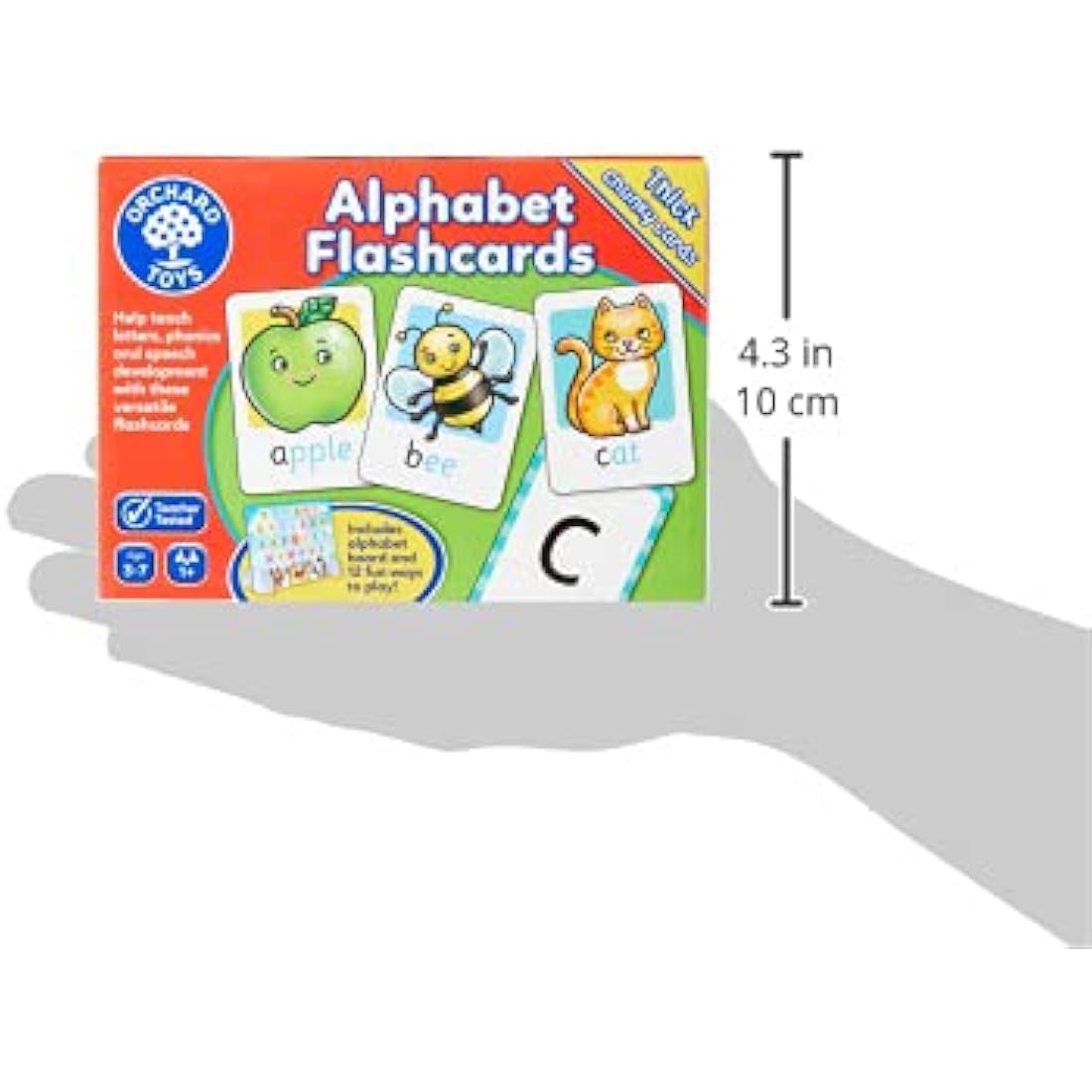 Orchard Toys Alphabet Flashcards | Double-Sided Phonics Cards for Kids