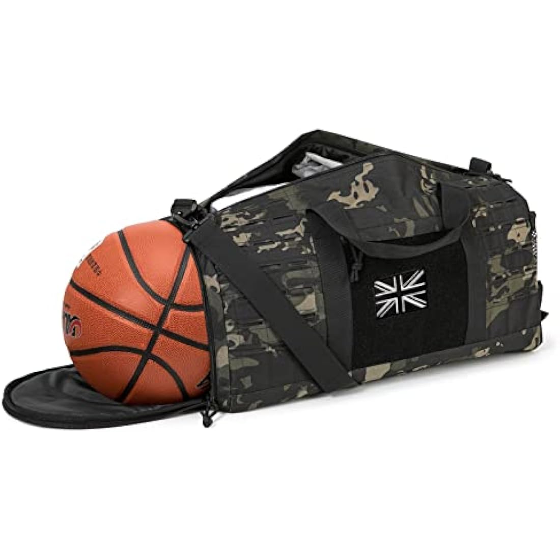 QT&QY 40L Military Tactical Duffle Bag | Waterproof 900D Polyester Gym Bag