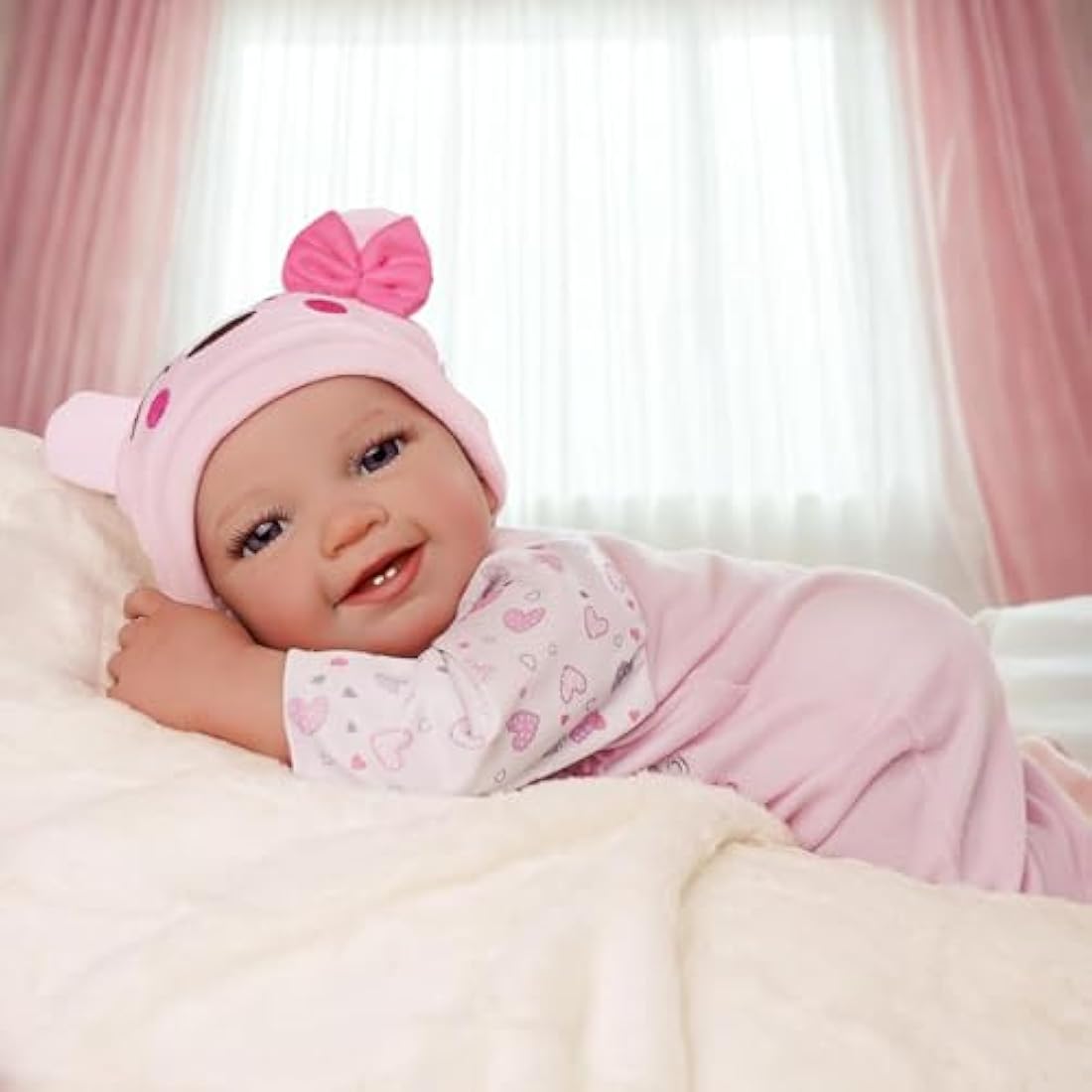 BABESIDE 20 Inch Realistic Reborn Baby Doll – Lifelike Silicone Vinyl Girl