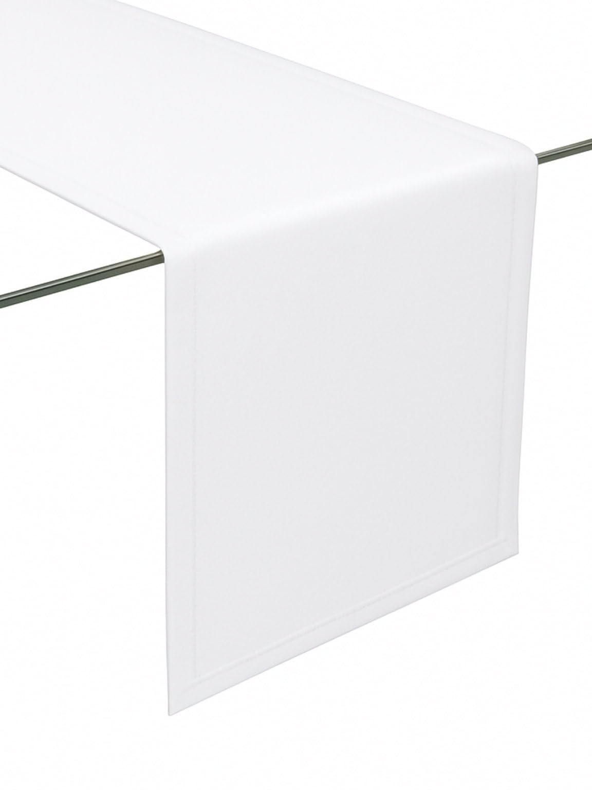 Table Runner Made of Minimate Fabric Modern, Smooth, Wide Hem, Non-Iron, Durable, Washable at 60°C, Can be Tumble Dried, Kitchen and Living Room - image 1