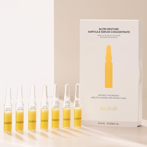 BABOR Nutri Restore Face Serum Vials with Argan Oil & Aloe Vera (7 x 2ml)