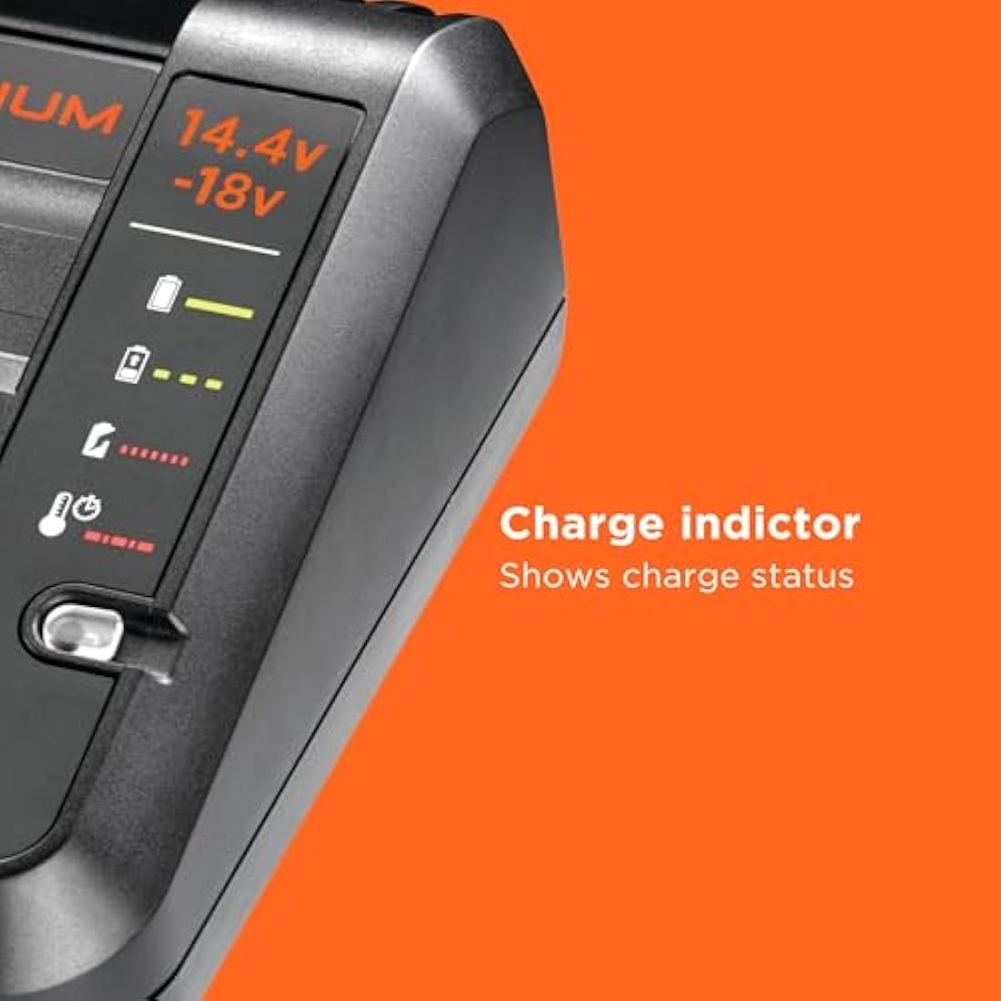 BLACK+DECKER 1A Fast Battery Charger for 18V Power Tools – BDC1A-GB