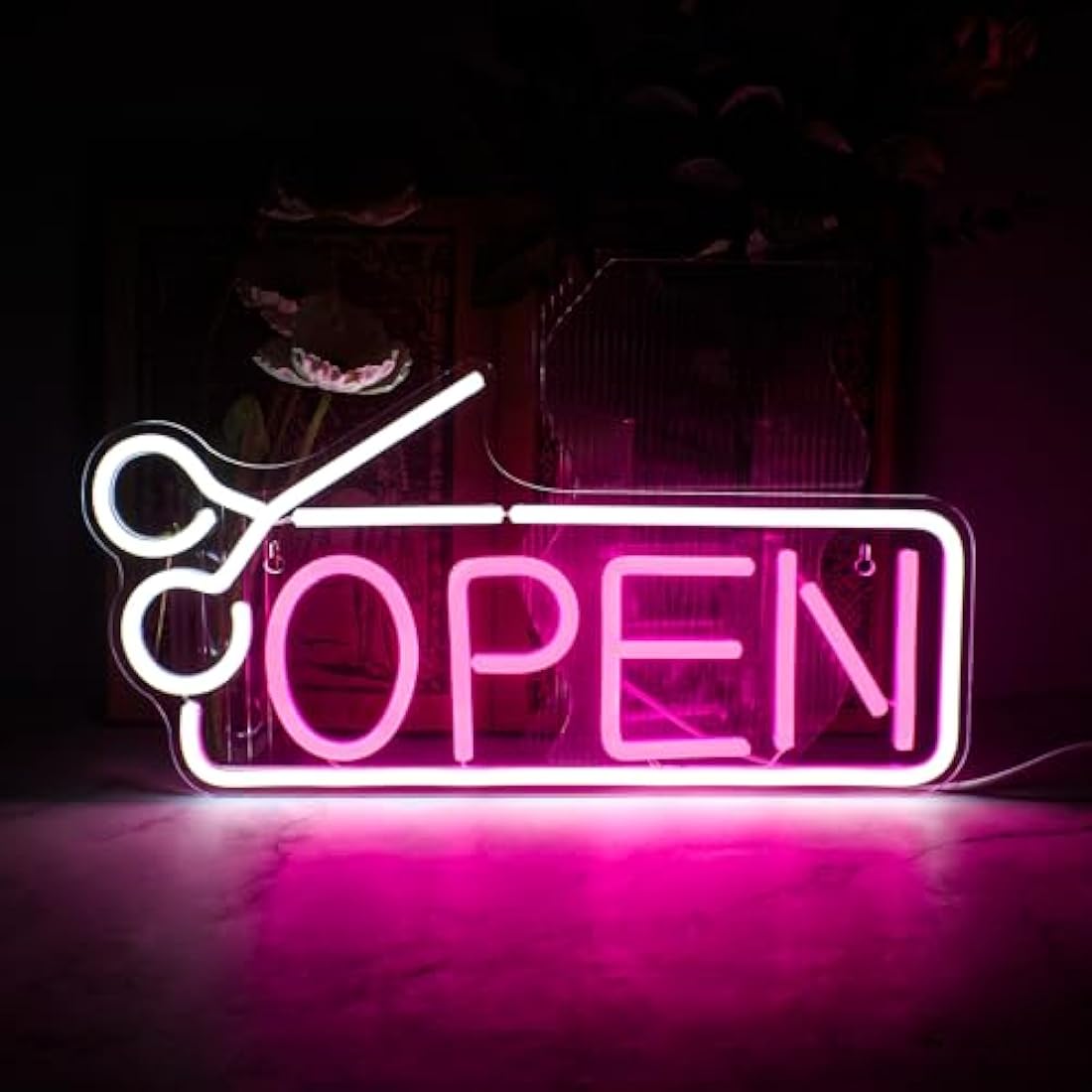 Jolof Store LED Open Neon Sign | Acrylic USB Powered Wall Decor for Business
