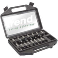 Trend 15-Piece Router Cutter Set | 1/2 Inch Shank Tungsten Carbide Tipped