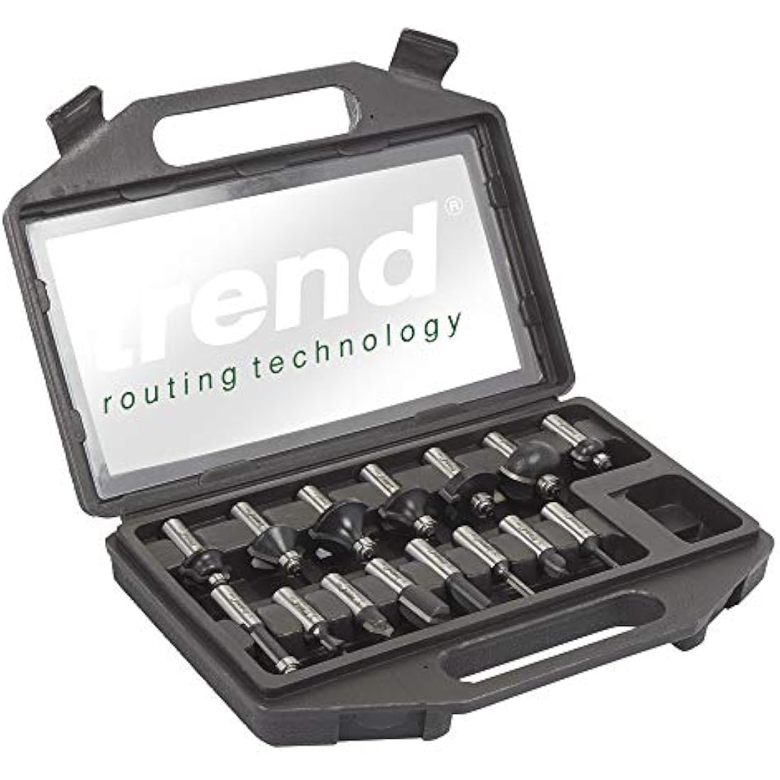 Trend 15-Piece Router Cutter Set | 1/2 Inch Shank Tungsten Carbide Tipped