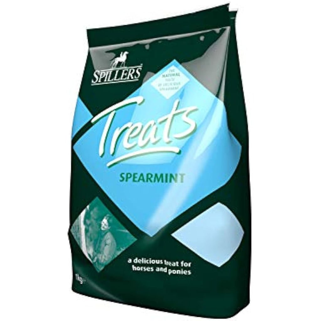 Spillers Spearmint Horse Treats - Natural Equine Rewards (8 x 1kg Bulk)