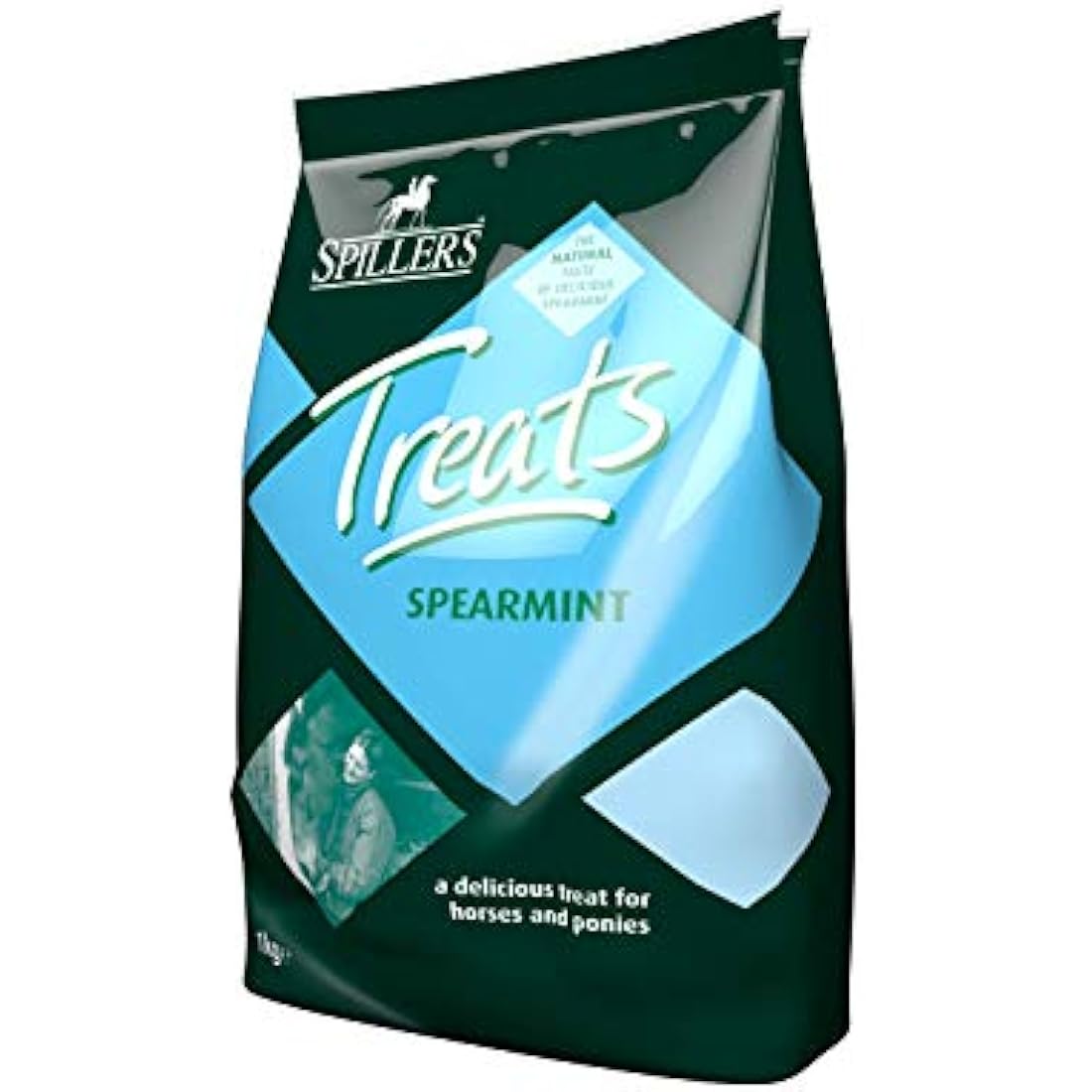 Spillers Spearmint Horse Treats - Natural Equine Rewards (8 x 1kg Bulk)